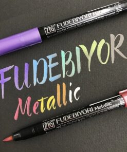Kuretake ZIG FUDEBIYORI 吳竹筆日和金屬色毛筆