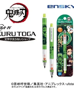 Ensky x UNI 三菱 鬼滅之刃Kuru Toga不易斷芯旋轉自動鉛芯筆 0.5mm