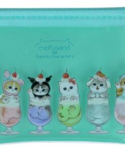 mofusand x Sanrio Characters 迷你收納袋 (Cream Soda/ Stuffed Toys)