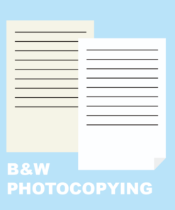 黑白影印 Black and White Photocopying