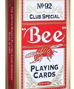 Bee 蜜蜂啤牌 撲克牌 No.92 - 紅色