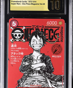 [CGC Pristine 10] 2025 One Piece Japanese One Piece Magazine Vol.20 Monkey D. Luffy #ST21-014 Promotional Cards (C)